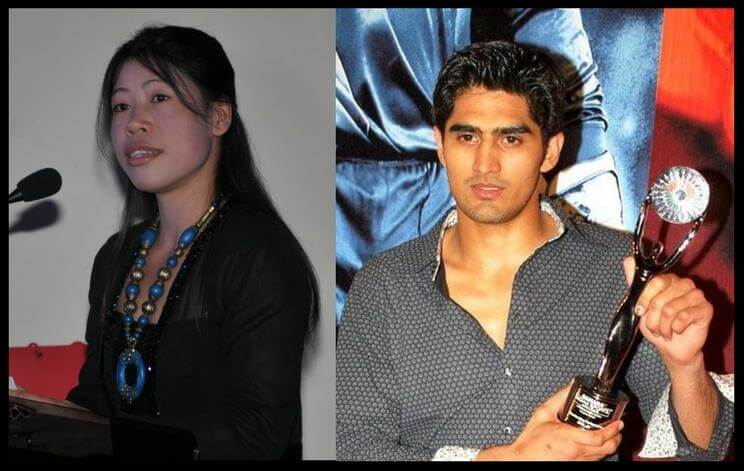 Mary Kom and Vijender Singh - Indian Boxers