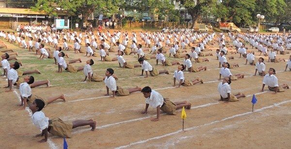 RSS Shakha Yoga The Bastion