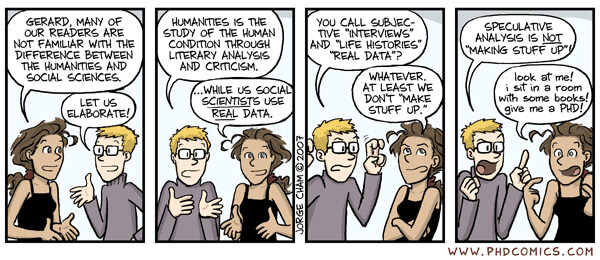 Humanities vs. social science