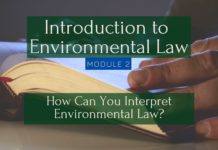 Introduction to Environment Law: Module 2 Introduction to Environment Law 2